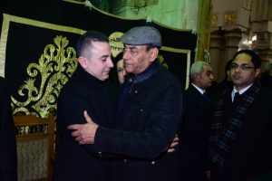 نجوم الفن في عزاء الراحل سعيد عبد الغني