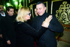 نجوم الفن في عزاء الراحل سعيد عبد الغني