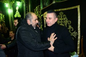 نجوم الفن في عزاء الراحل سعيد عبد الغني