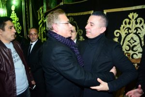 نجوم الفن في عزاء الراحل سعيد عبد الغني