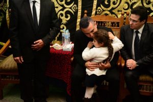 نجوم الفن في عزاء الراحل سعيد عبد الغني