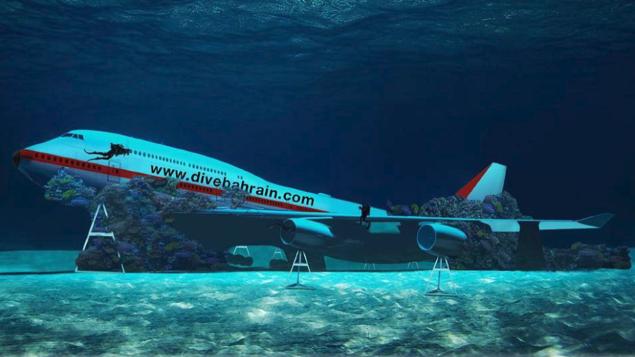 البحرين تعتزم افتتاح أكبر متنزه تحت الماء في العالم.. أبراج وطائرة بوينغ مغمورة تحت الماء