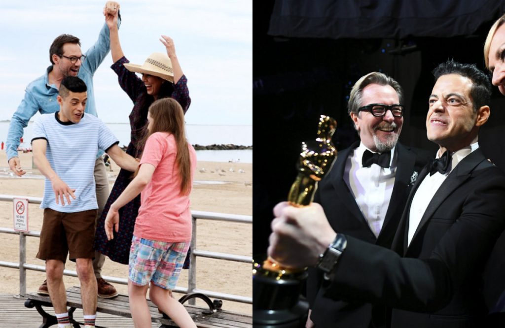 فوز الممثل المصري الأمريكي رامي مالك بجائزة الأوسكار