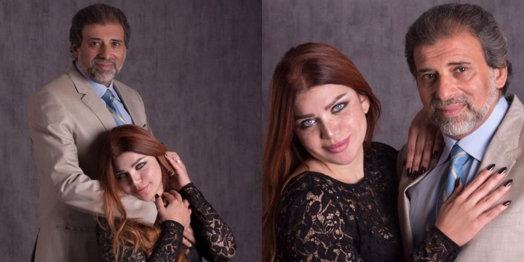 تسريب صورة ياسمين الخطيب بين أحضان خالد يوسف