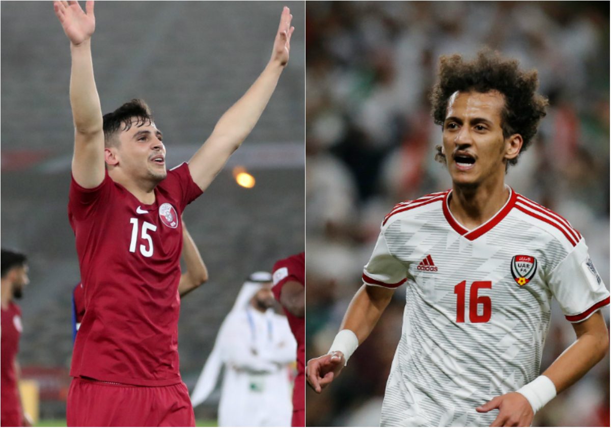 المنتخب القطري والإماراتي