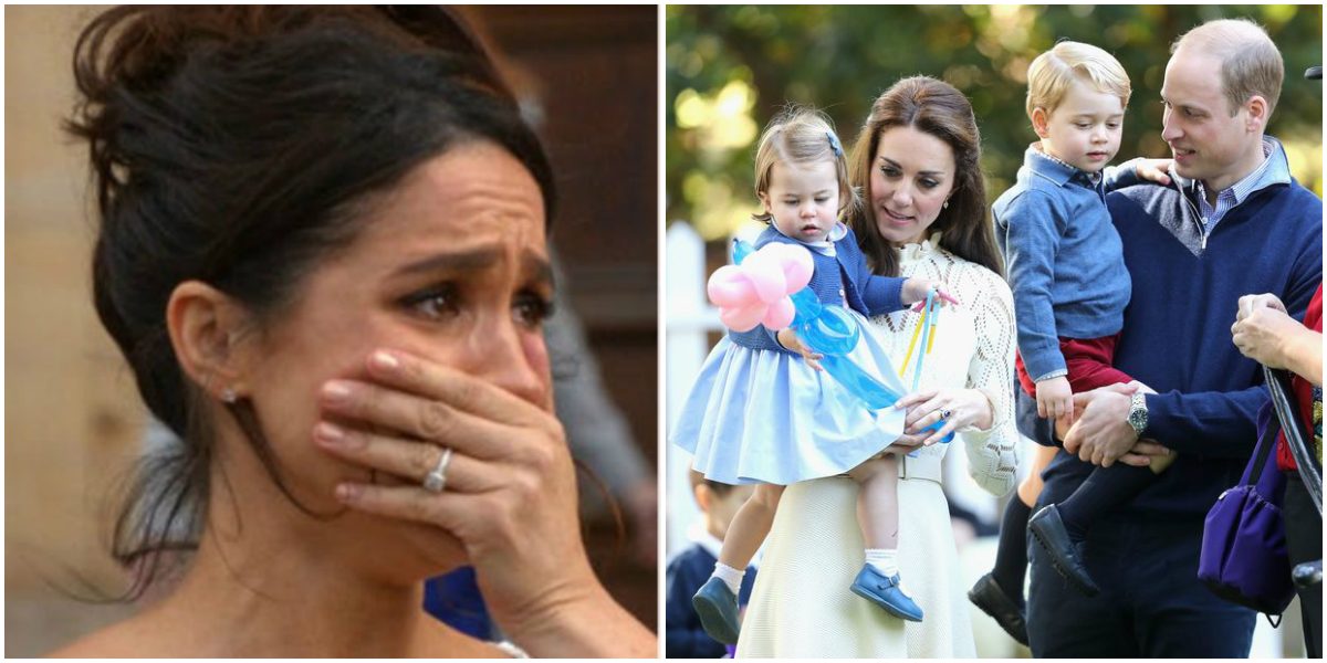 «أنانية» ميغان ماركل جعلتها تنهار بسبب أطفال كيت ميدلتون