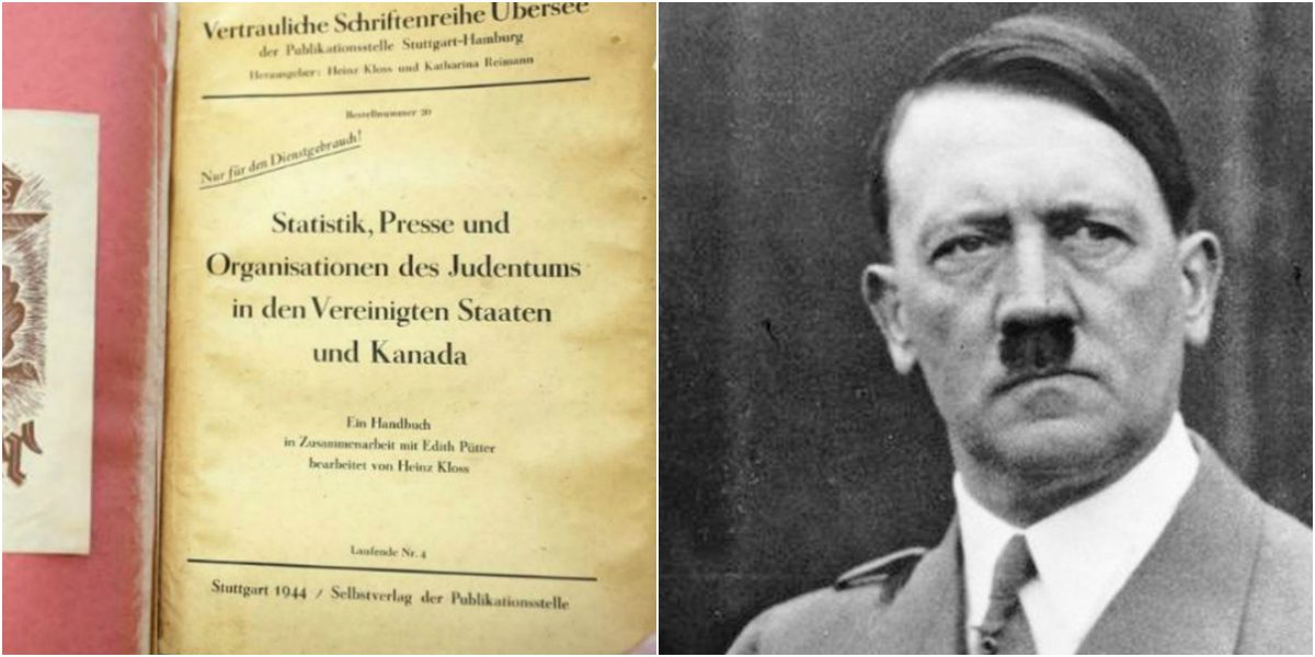 الكتاب الذي كان يملكه هتلر في مخبئه بجبال الألب يكشف عن مضمونه الأرشيفُ الكندي