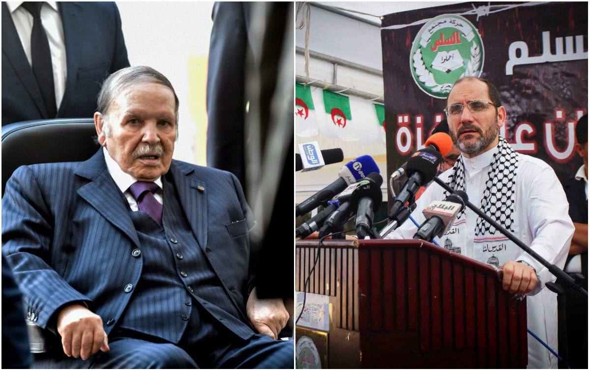 عبدالرزاق مقري وعبد العزيز بوتفليقة/الشبكات الاجتماعية