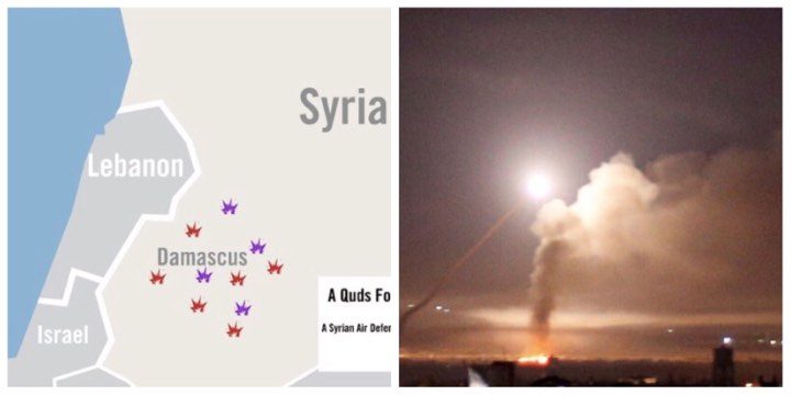 المواقع التي قصفتها إسرائيل