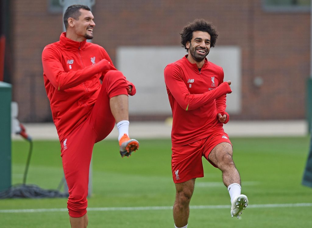 محادثة طريفة بين محمد صلاح ولوفرين