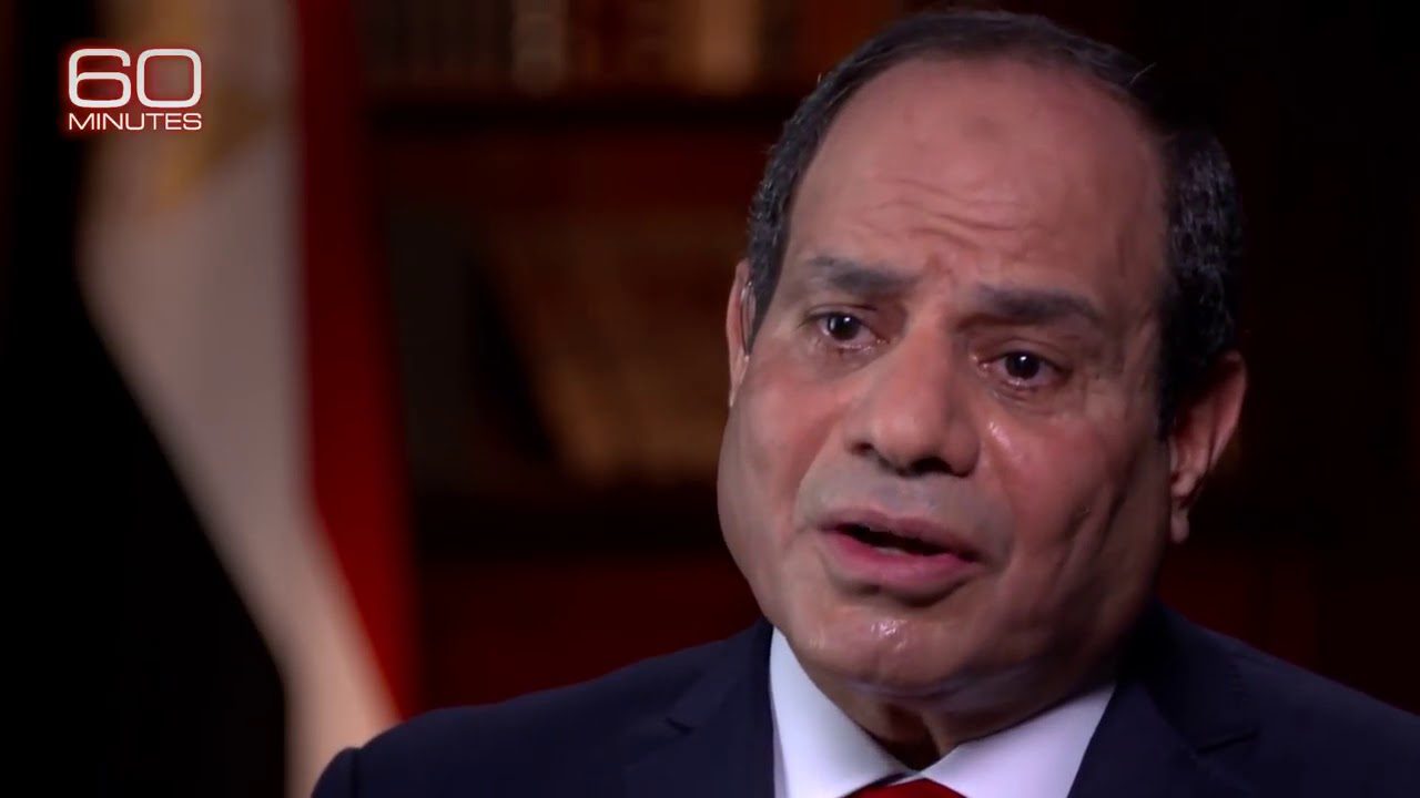 السيسي في برنامج «60 دقيقة» الأمريكي