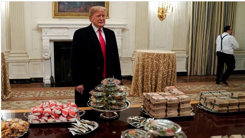 دونالد ترامب ظهر في إعلانٍ لماكدونالدز العام 2002