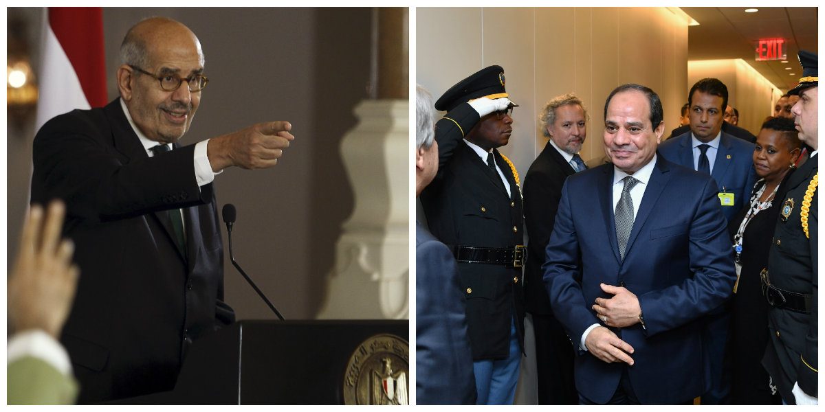 البرادعي يحذر السيسي من تعديل الدستور ويبشره بالرحيل قريباً