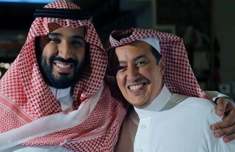 ولي العهد السعودي الأمير محمد بن سلمان والسفير السعودي تركي الدخيل/ مواقع التواصل الاجتماعاي