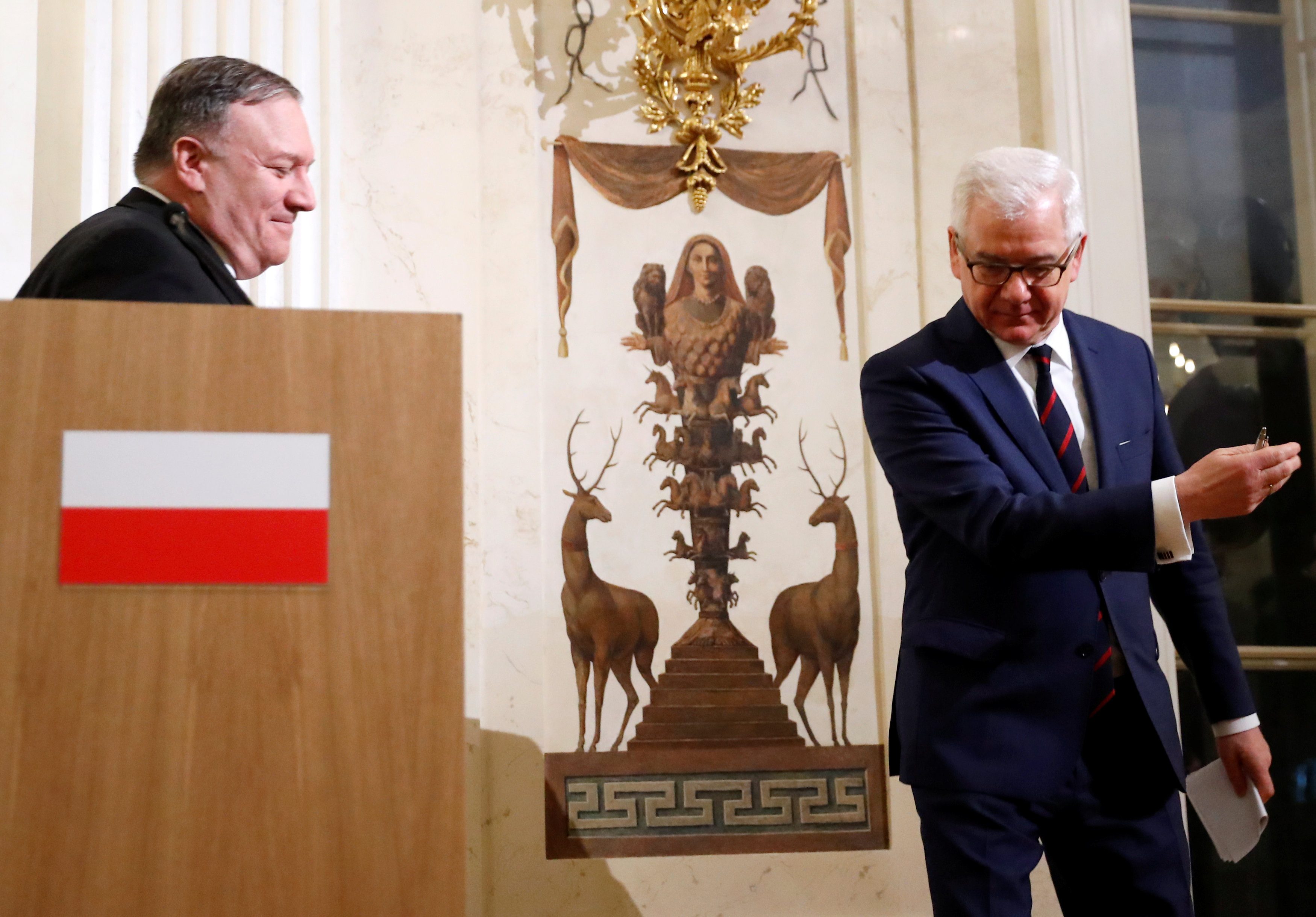 لقاء وارسو ايران