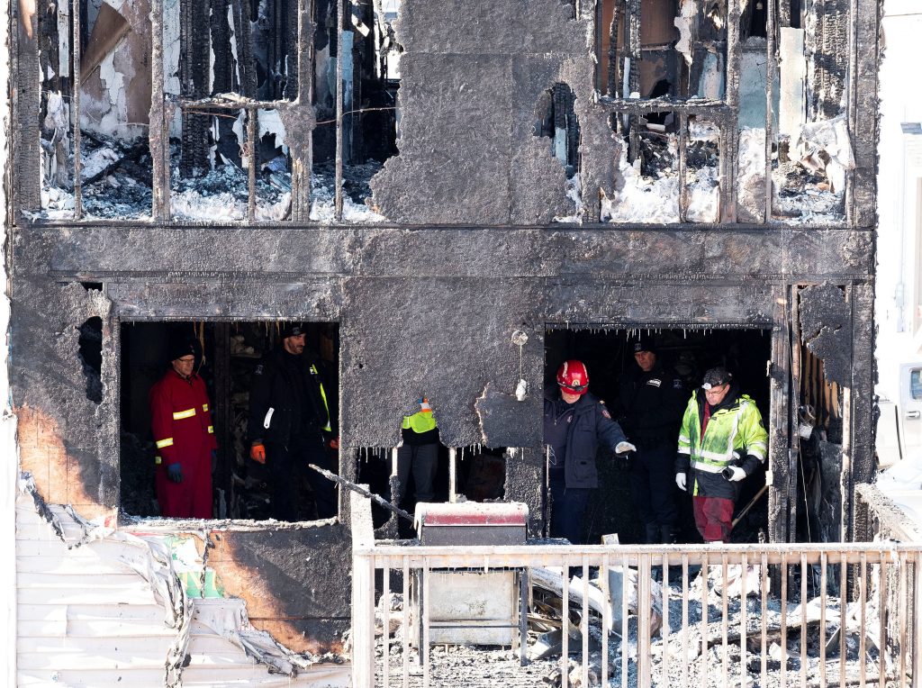 حريق في أحد المنازل/رويترز