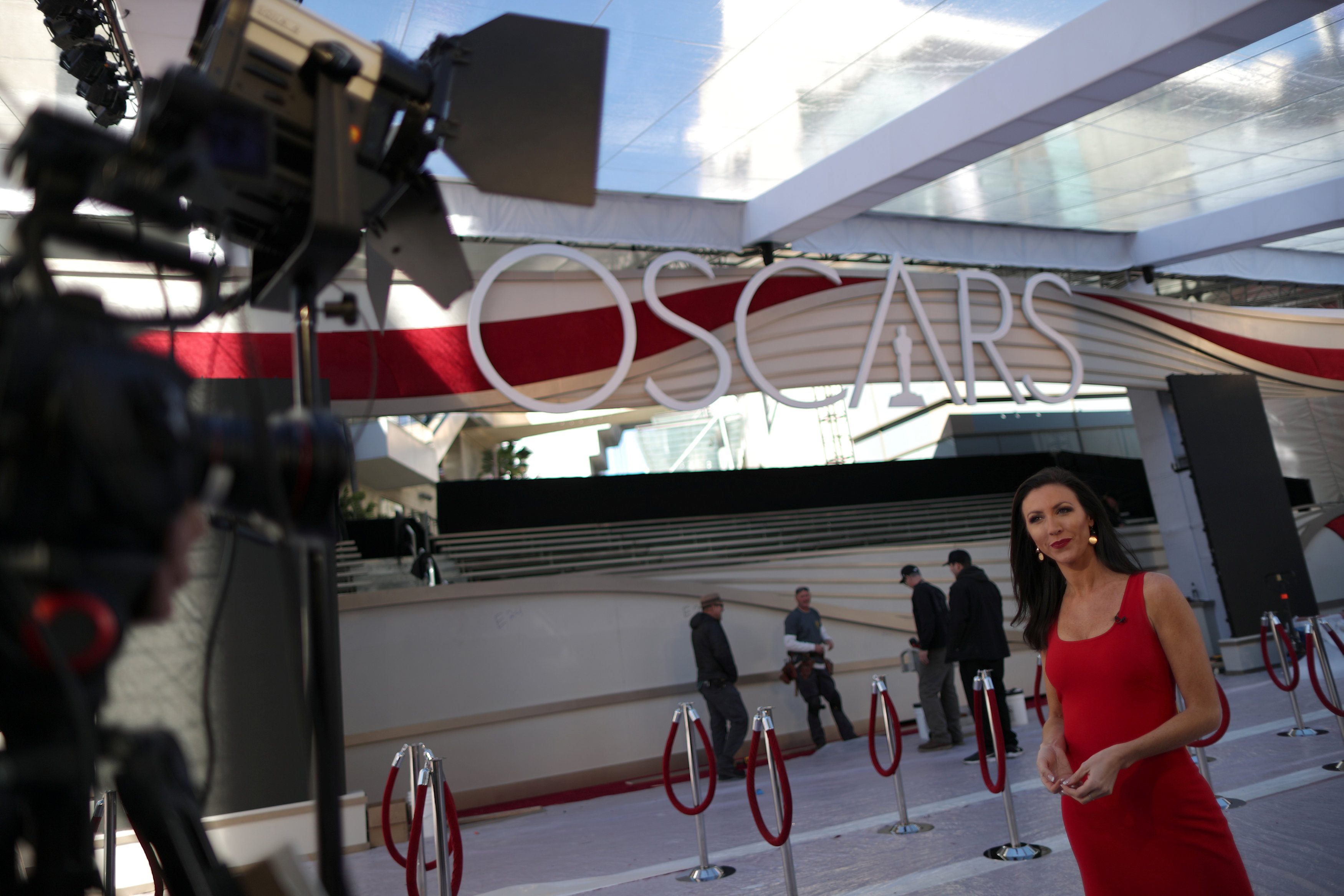 تتواصل الاستعدادات لجوائز الأوسكار لجوائز الأوسكار رقم 91 في هوليوود في لوس أنجلوس