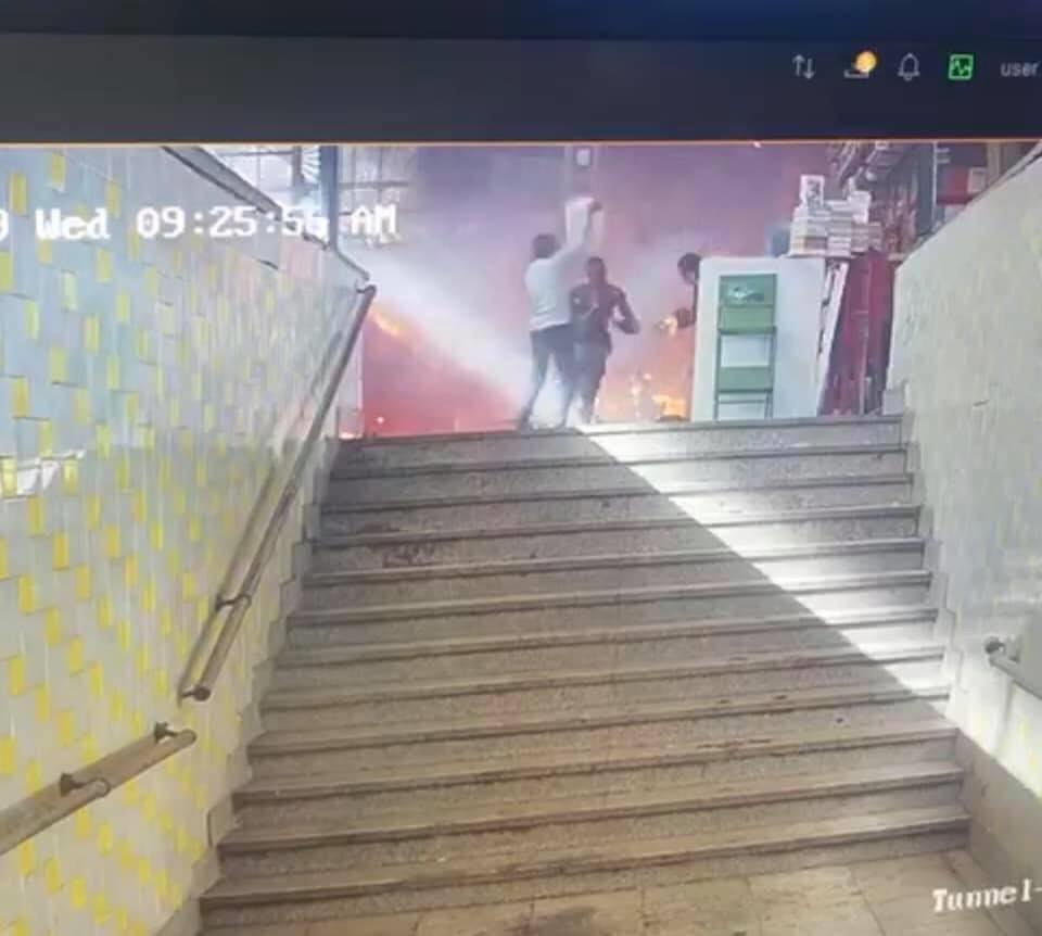 وليد مرضي العامل الذي أنقذ المصابين/ مواقع التواصل