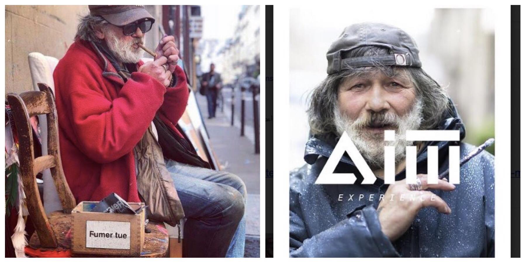 متشرد فرنسي عارض أزياء