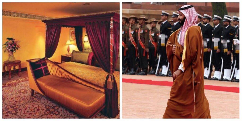 مقر إقامة محمد بن سلمان في الهند