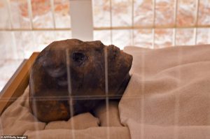 رأس الملك الفرعوني توت عنخ آمون