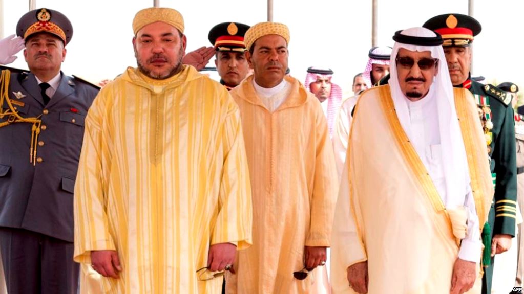 الملك محمد السادس والعاهل السعودي/ أرشيف