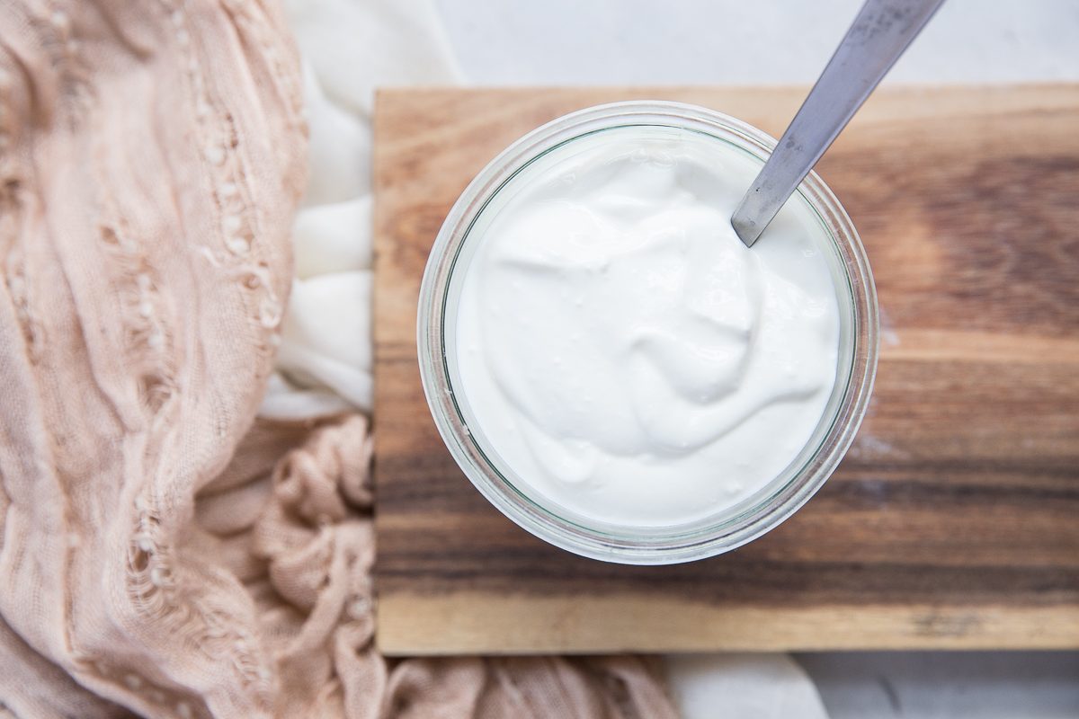 اللبن الزبادي