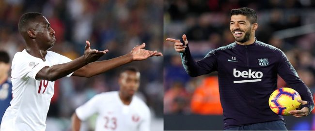 أرقام المعز علي تجعله يتفوق على سواريز في قيادة هجوم برشلونة