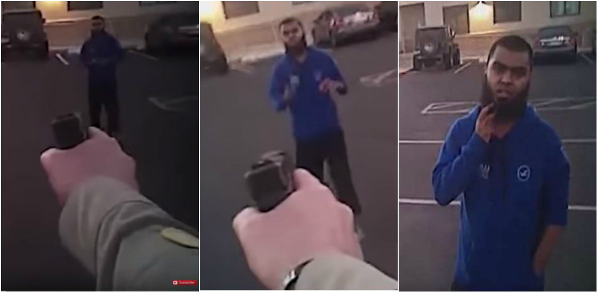 الشرطة الأمريكية تنشر فيديو مواجهتها مع شاب اتصل بها وقال إنه داعشي