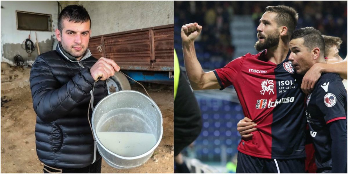 رعاة أغنام يحاصرون فريق كرة قدم إيطالياً ويسكبون الحليب للأرض غاضبين