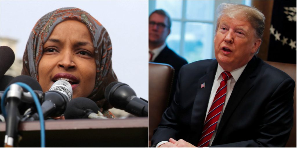 إلهان عمر دونالد ترامب