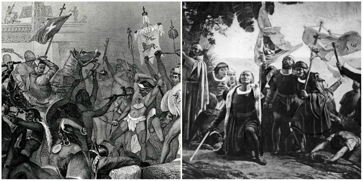 حين وصل الأوروبيون إلى قارتي أمريكا الشمالية والجنوبية، تسببوا في قدرٍ كبير من الموت والمرض