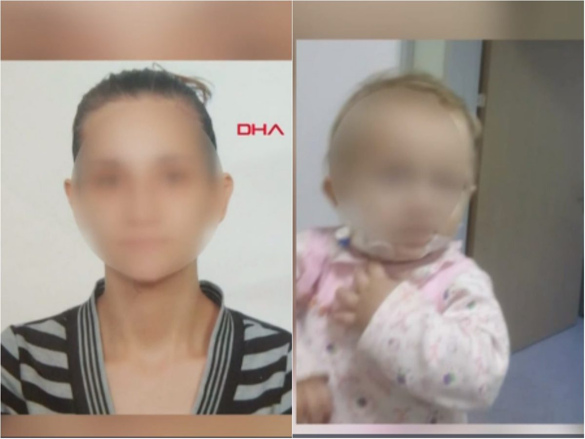 أم تركية تعذب طفلتها