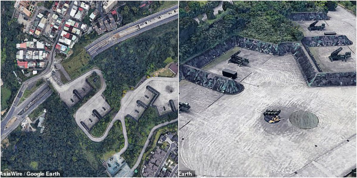 Google Maps يكشف سراً عسكرياً عن تايوان بالخطأ