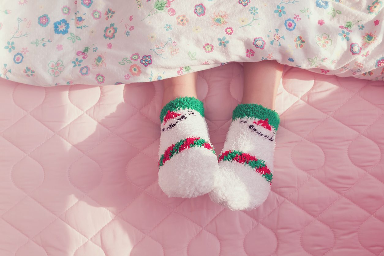 ارتداء الحوارب أثناء النوم