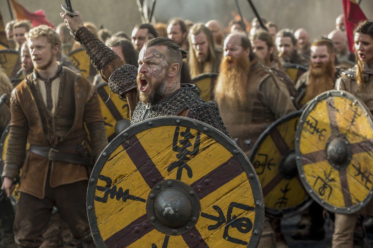 لقطة من مسلسل فايكنج الذي تنتجه قناة History الأمريكية (Web)