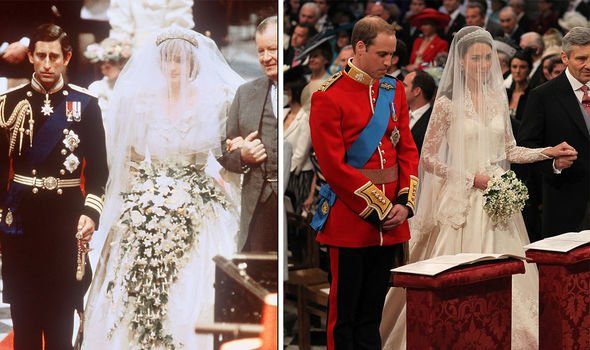 حفل زواج الأمير ويليام ودوقة كامبريدج/ صحيفة Express البريطانية