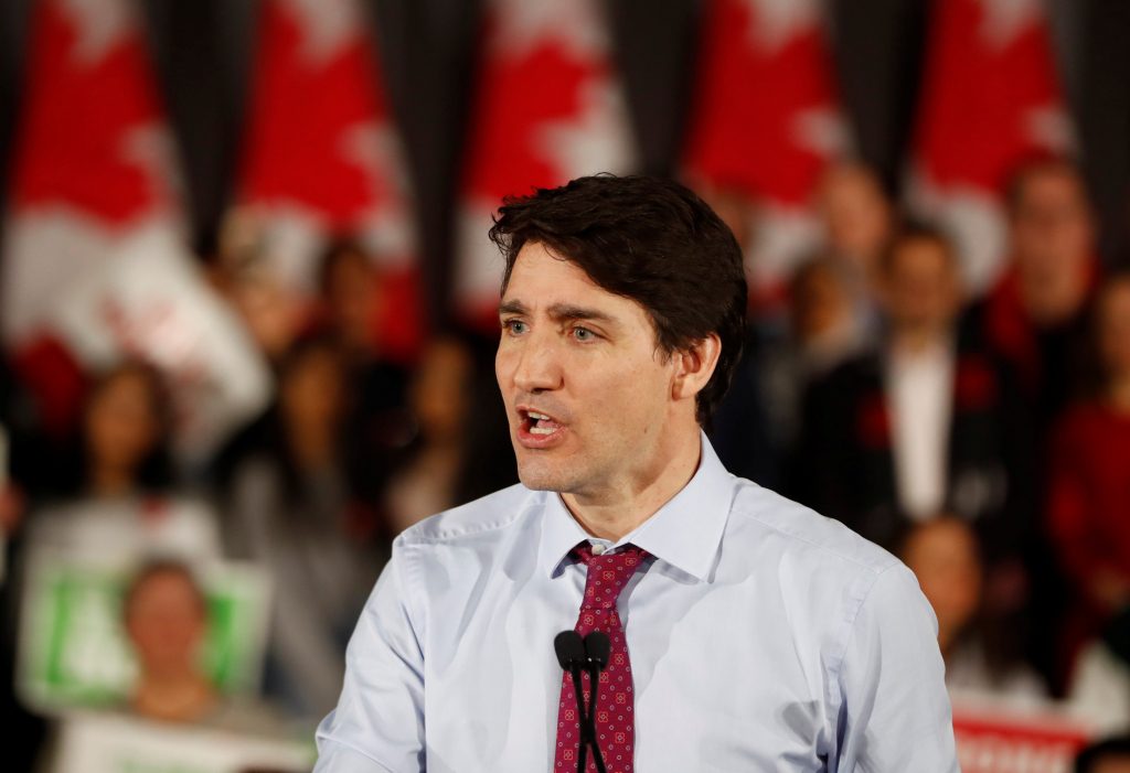 رئيس الوزراء الكندي جاستن ترودو