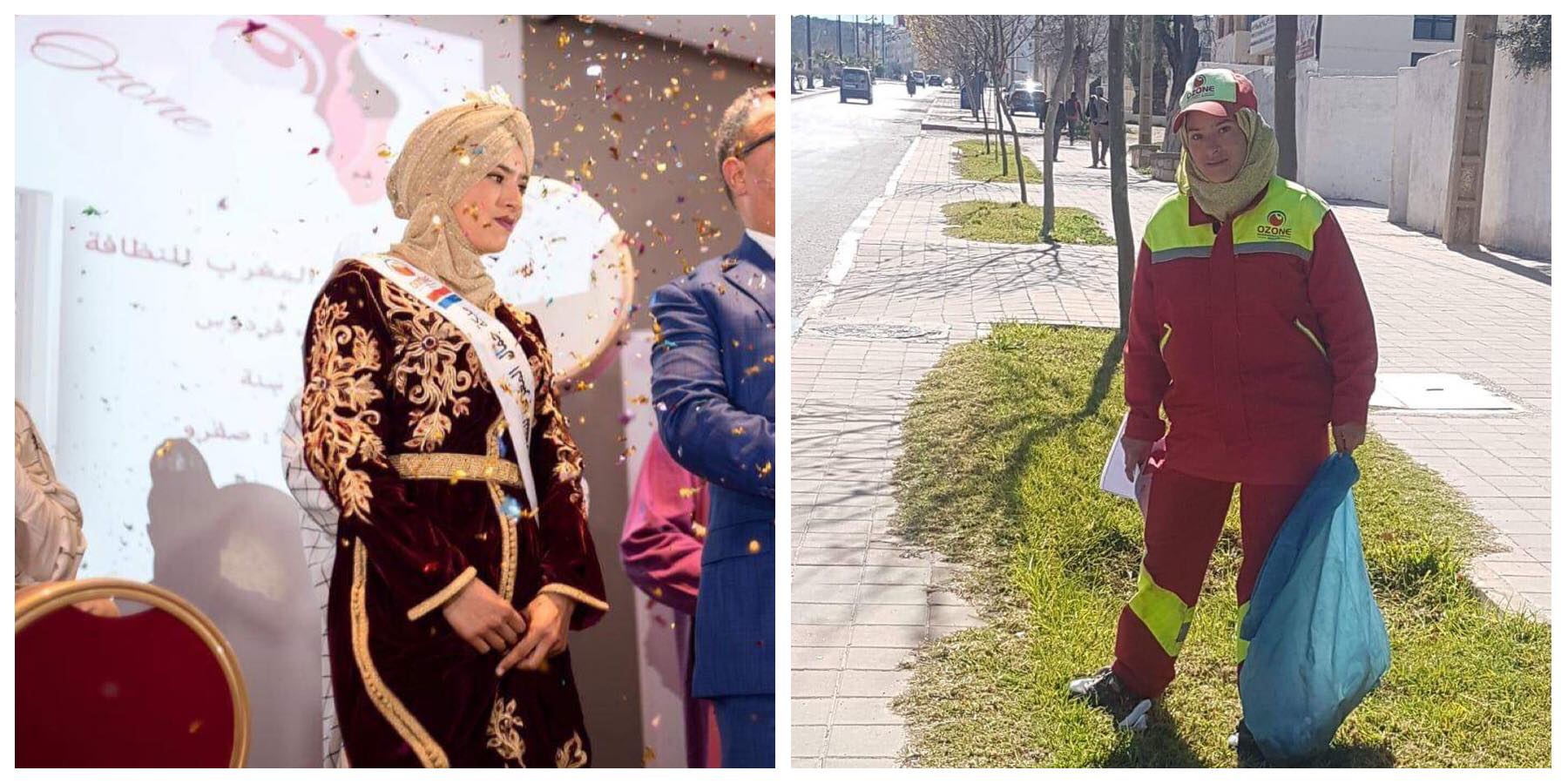 ملكة جمال عاملات النظافة بالمغرب