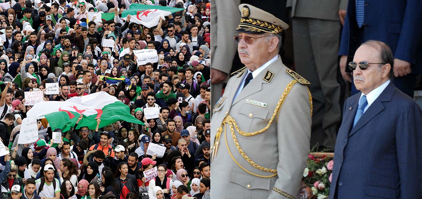 «لن يتنازلوا إلا تحت ضغط الشعب».. حالة من «التخبُّط والخوف» بجناح بوتفليقة، وهذه احتمالات تدخُّل الجيش