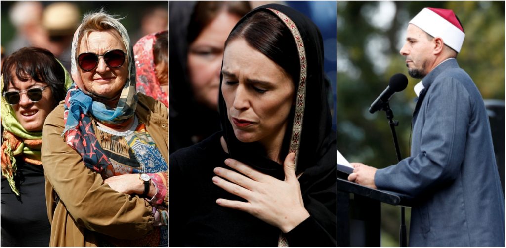 لحظة رفع الأذان نيوزيلندا