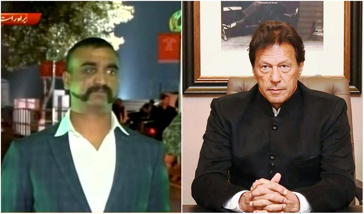 عمران خان والطيار الهندي/الشبكات الاجتماعية