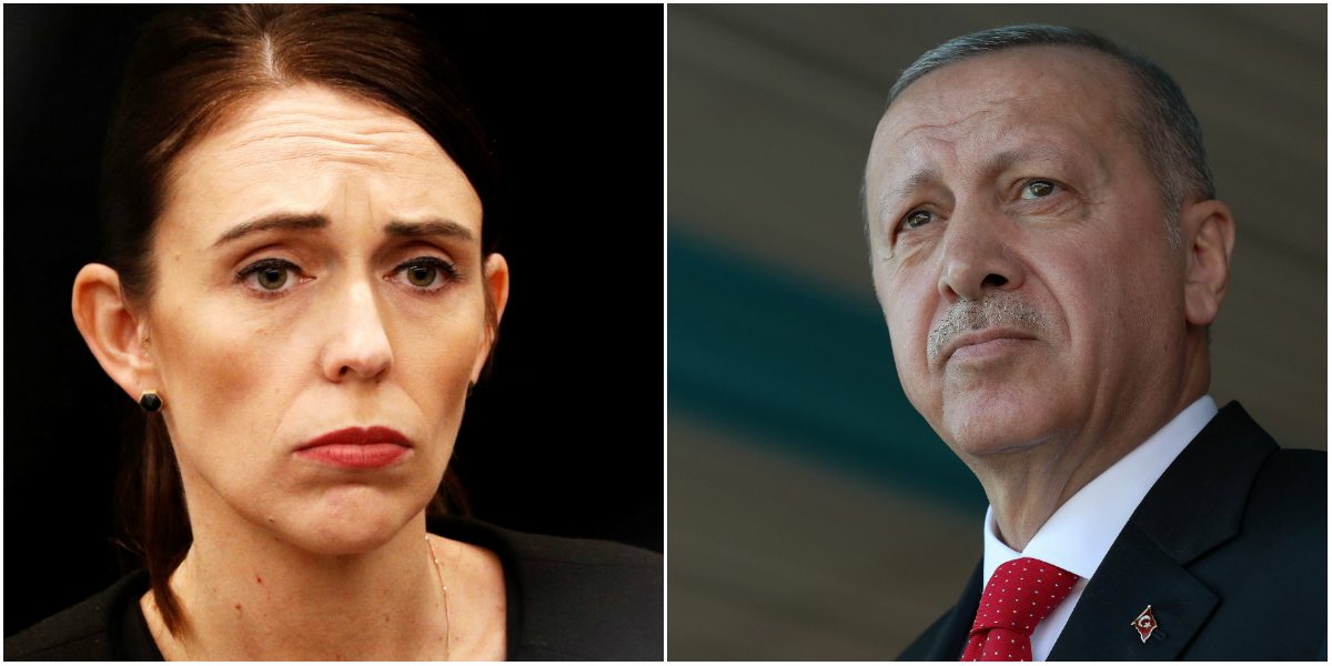 الرئيس التركي يشيد برئيسة الوزراء النيوزيلندية جاسيندا أرديرن