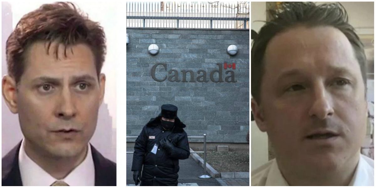 اعتقال المواطنَين الكنديين الصين