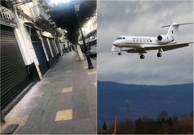 الحزب الحاكم يحذر من العصيان المدني وسط ترقب لوصول بوتفليقة للجزائر