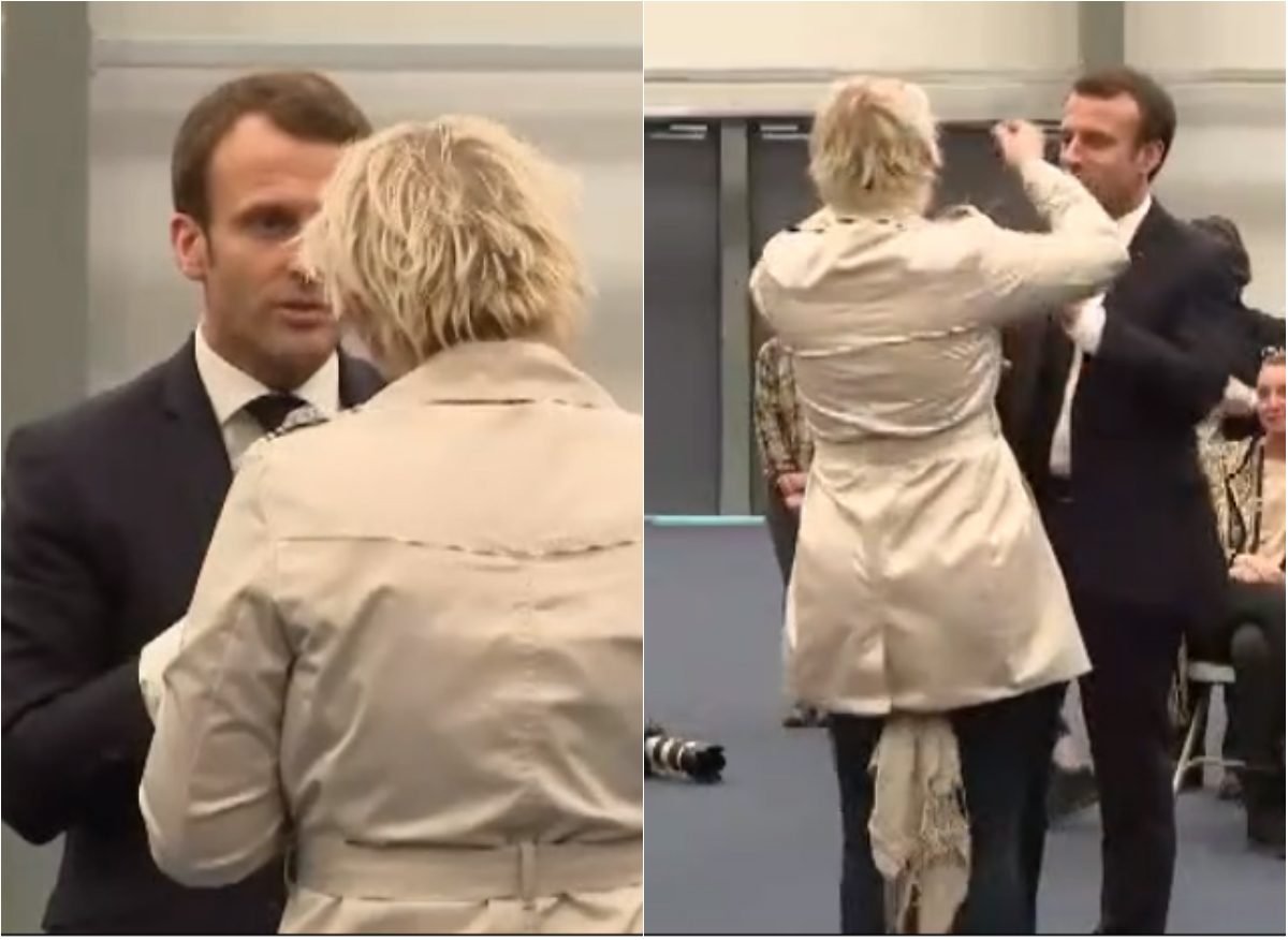 ماكرون يتعرض لموقف محرج