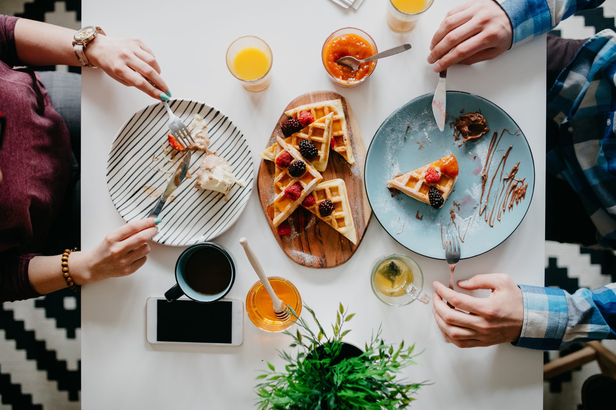 طريقة عمل الوافل