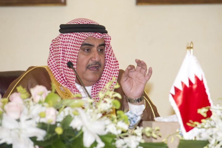 وزير الخارجية البحريني خالد بن أحمد آل خليفة/ رويترز