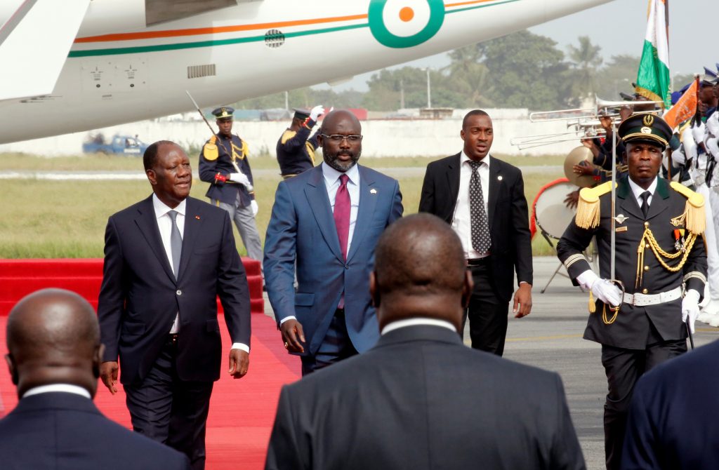 الرئيس الليبيري جورج وايا