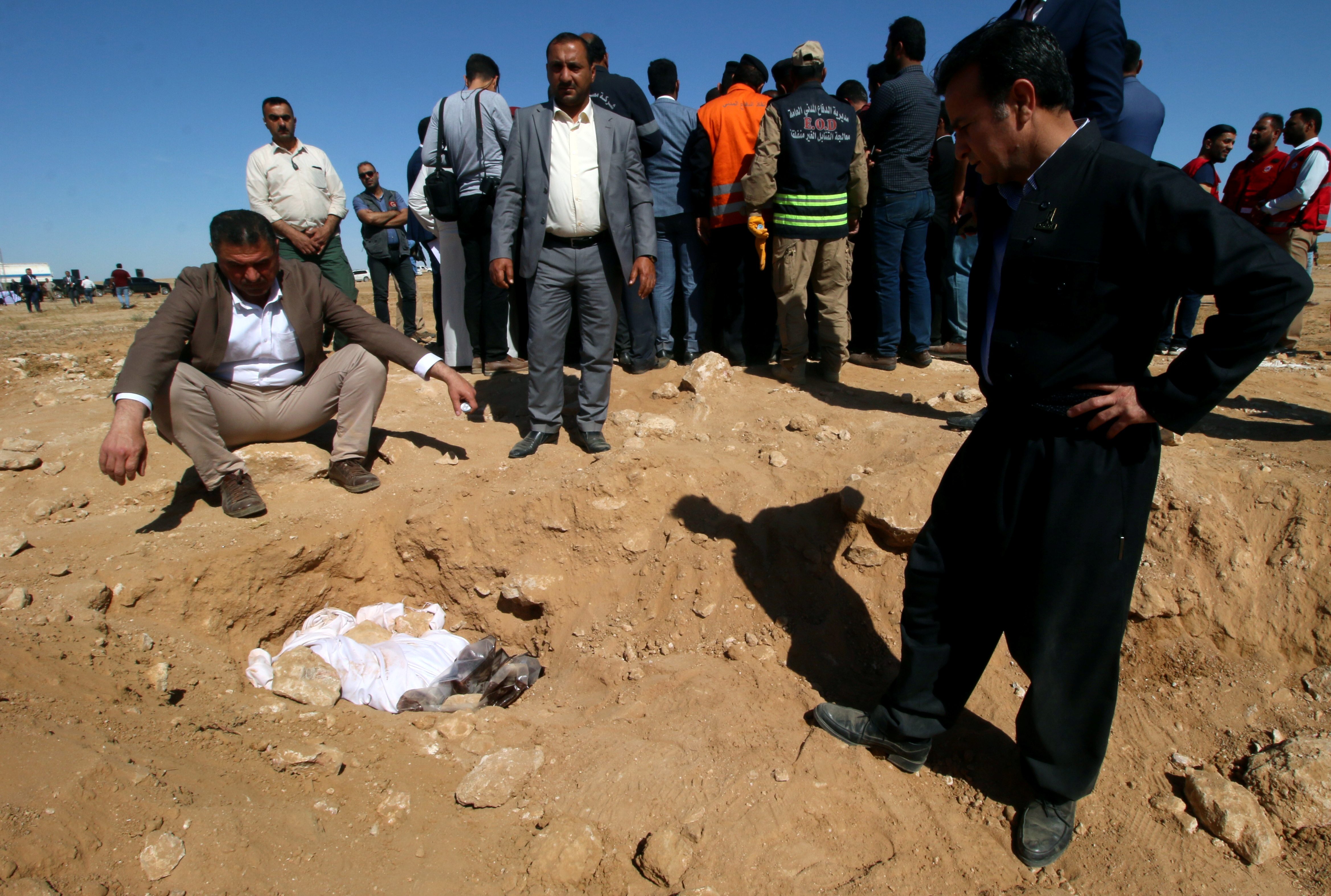 مقبرة جماعية لـ 180 ألف كردي قُتلوا بعهد صدام حسين